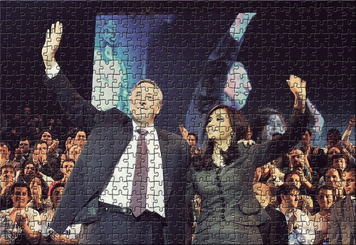 Rompecabezas Néstor Y Cristina 500 Piezas Industria Nacional 1