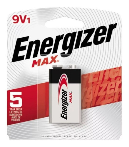 6 X Bateria Alcalina 9v Energizer Max 522 Blister San Martin 0