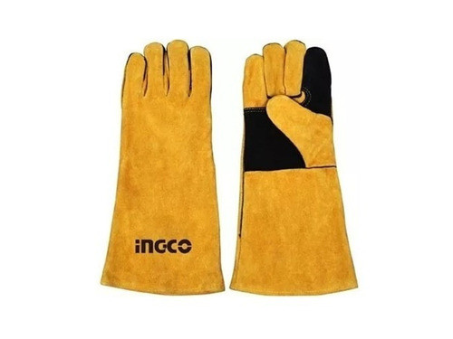Guantes De Soldador Ingco Tela De Kevlar 16 PuLG Hgvw02 Tyt 0