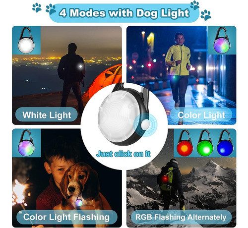 Luces Para Perros Para Caminar De Noche, Impermeable 1