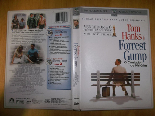 Dvd Duplo Forest Gump O Contador De Histórias Tom Hanks 0
