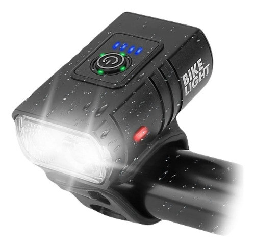 Linterna 5 Leds  P/ Bicicleta Con Soporte Potente Oferta L12 1