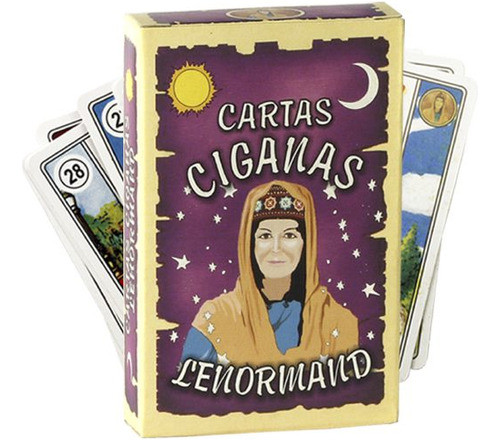 Cartas Gitanas Ciganas De Tarot 9,5 X 6cm 0