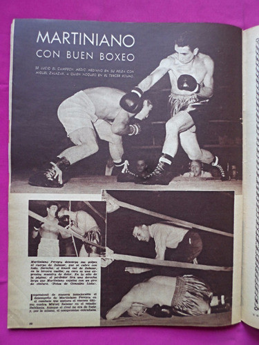 Revista El Grafico N° 1999 Martiniano Boxeo - Regnicoli 1