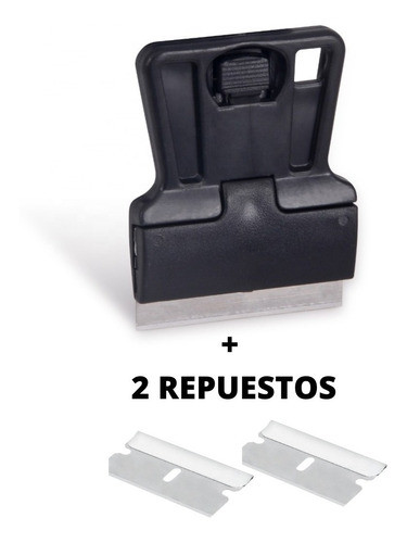 Scraper Plastico Black Premium Star Polarizado + 2 Filos 1