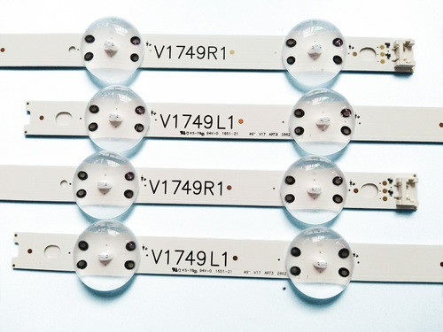 Kit Tiras Led 49uj6560 Panel Lc490 24leds Nuevas! Aluminio! 1
