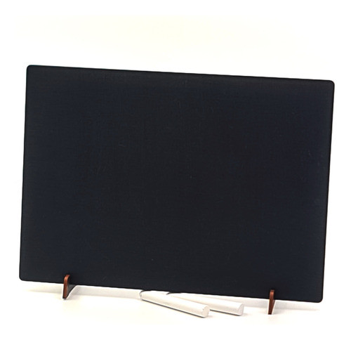 Pizarra Negra 30x42cm Con Soporte Horizontal Vertical 0