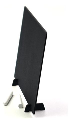 Pizarra Negra 30x42cm Con Soporte Horizontal Vertical 1