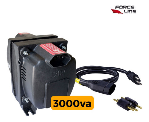 Auto Transformador 3000va 110v-220v Slim Force Line Bivolt 1