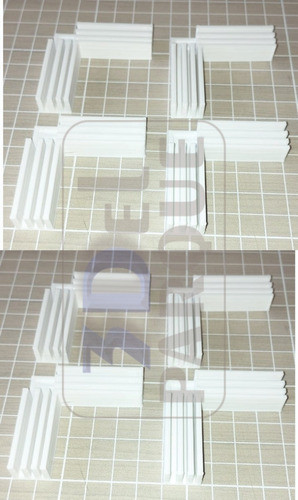 8 Cantoneras P/cartonaje. Kit Para 1.5, 2, 3 Mm. 1