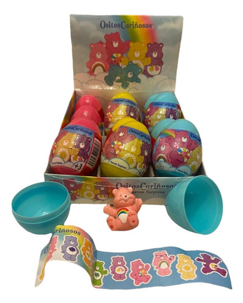 12 Huevos Sorpresa Ositos Cariñositos Con Licencia Original 1