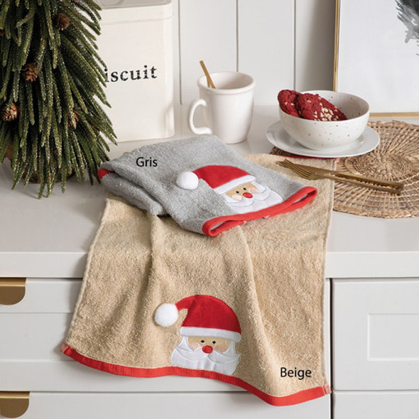 Repasador Navideño 100% Algodón Bordado Navidad Jean Cartier 1