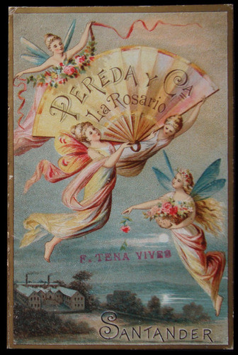 Publicidad. España. Santander. 1895. Casa La Rosario. 23081 0
