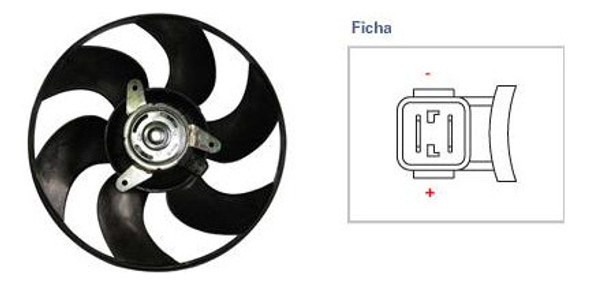 Electroventilador Peugeot 306 Break 2.0 I 16v 166cv Nafta 19 0