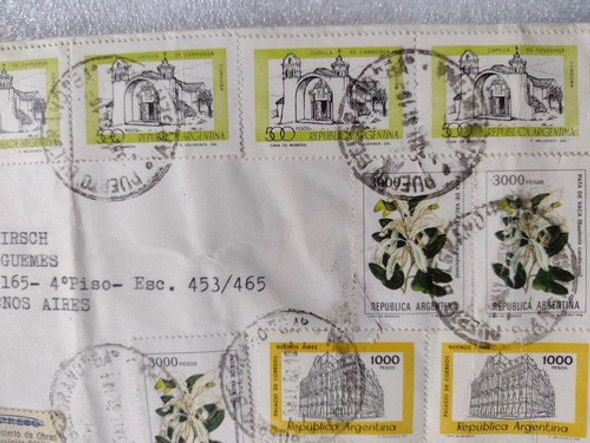 Sobre Hospital Naval Puerto Belgrano Vistoso Franqueo 1