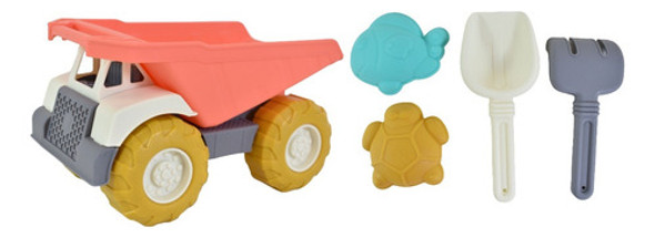 Camión Grande De Arena Con Juguetes Para Playa Buena Calidad 0