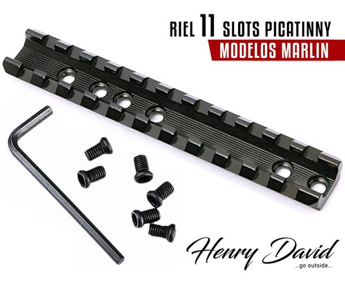 Riel Picatinny Metal Tactico Marlin Mossberg Rifle Carabina 1