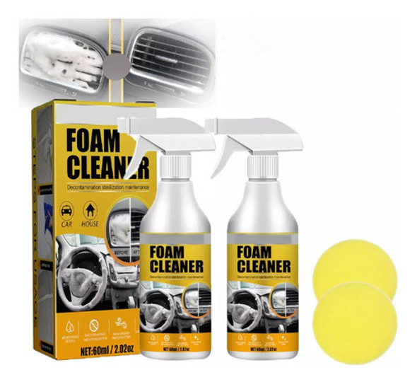 Limpador De Espuma Para Spray De Carro De 2 Peças 0
