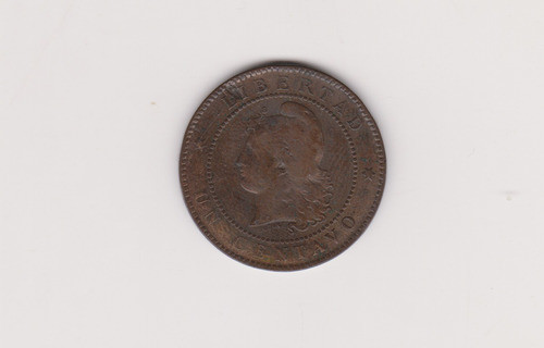 Moneda Argentina 1 Centavo Año 1884 Muy Bueno ++ 1