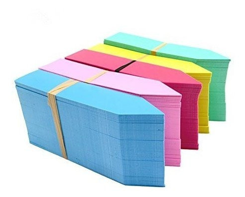 Kinglake 500 Pcs 5 Colores 2x10cm Plastico Impermeable Jardi 0