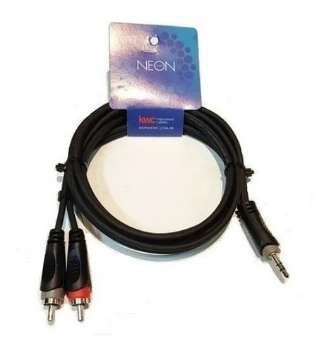 Cable Audio Kwc 9001 - 2 Rca A 1 Mini Plug 3,5 St - 3 Mts 0