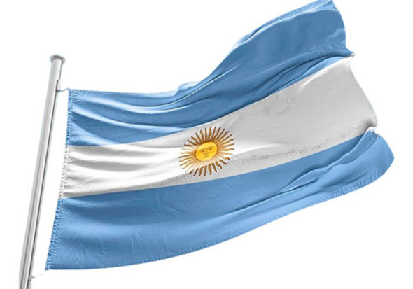 40 Bandera Argentina Premium 50 X 100c/sol Reforzada C/tiras 1 40 Bandera Argentina Premium 50 X 100c/sol Reforzada C/tiras 1