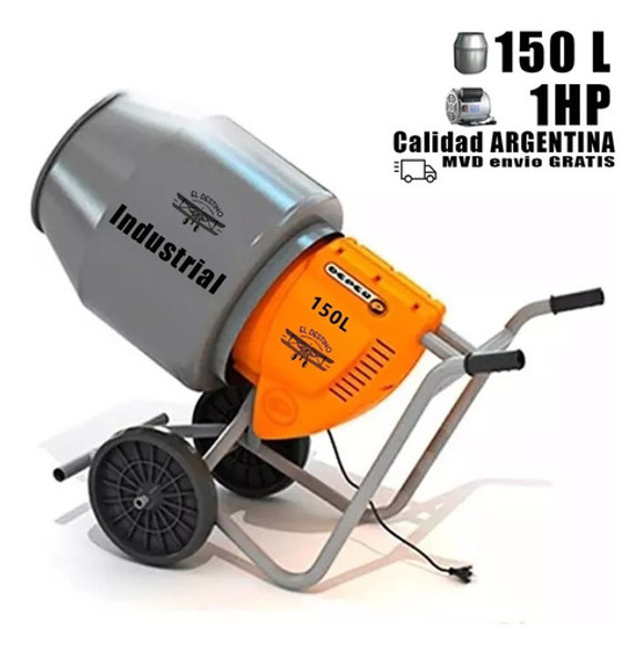 Hormigonera Trompito Mezcladora Deper 150l | Ed 1