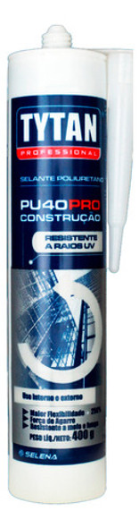 Adesivo Silicone Pu Para Construção 310ml 400g Preto Tytan 0