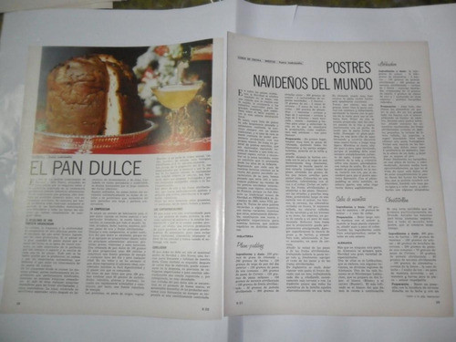 Postre Navideño Jarabe Fruta Navidad Menu Receta  Nota 1967 0