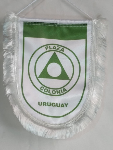 Banderín Plaza Colonia De 26 X 19cm De Excelente Calidad 1