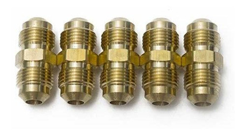 Generico Laton 14 Od Flare Union Flare Tubo De Laton Paquete 0
