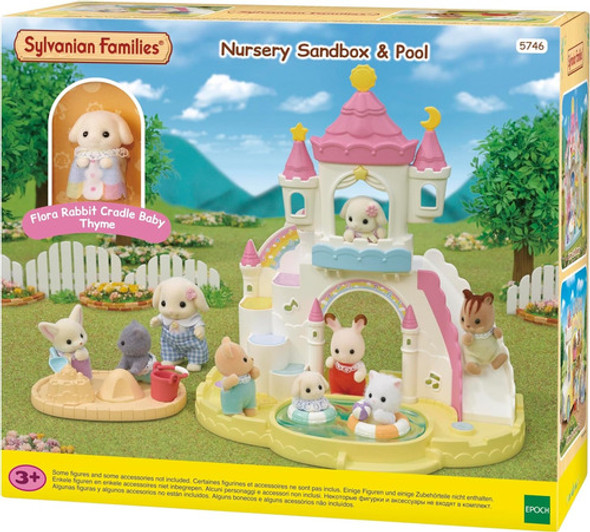 Sylvanian Families Piscina Caixa De Areia Jardim Da Infância 0