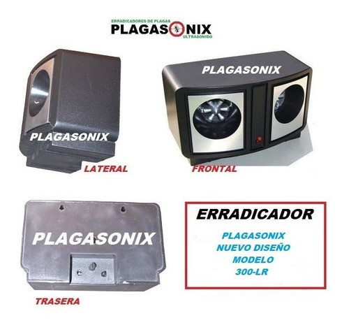 Erradicador Ultrasonico Ratas Restaurantes 300/lr Plagasonix 1