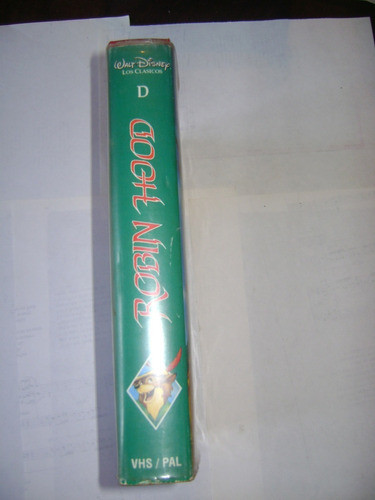 Vhs Disney Originales En Castellano Robin Hood Serie 4.1 1