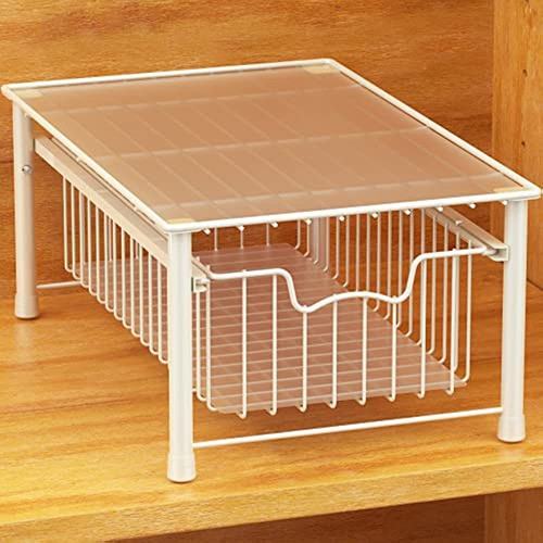 Cajón De Canasta Apilable Simplehouseware, Blanco 0