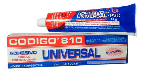 Adhesivo Industrial Pvc Codigo 810 Pomo 33cc 0