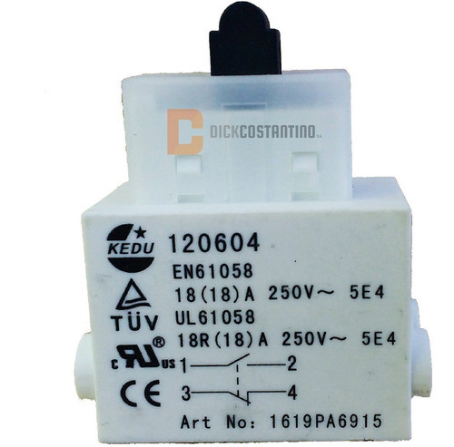 Interruptor Llave Para Ingletadora Bosch Gcm 10 X Original 0