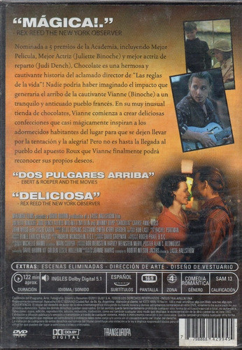 Chocolate - Dvd Nuevo Original Cerrado - Mcbmi 1