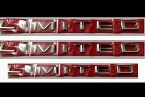 Emblema Limited Da Ranger Lateral E Tampa Traseira Cromado 1