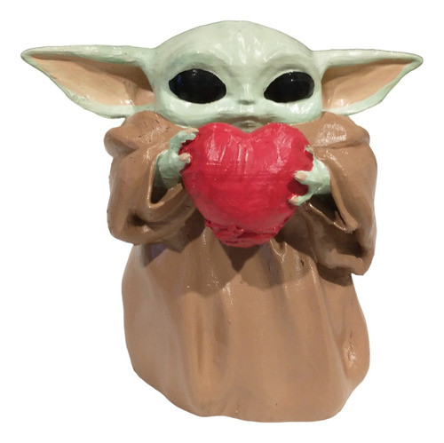Baby Yoda Grogu Corazon 16 Cm! 0