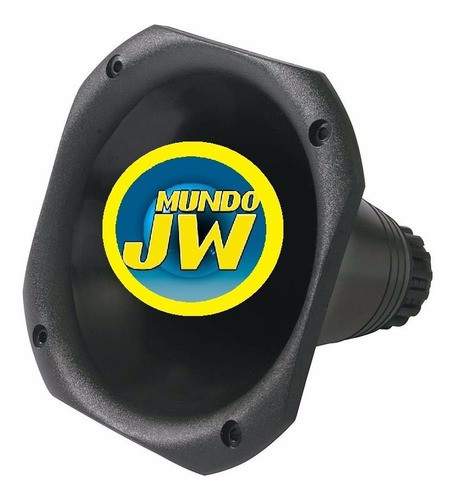 Difusor Bocina Corneta Corta Negra Para Driver 15 Cm 1