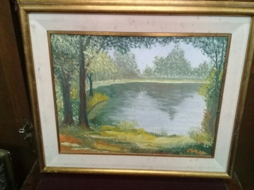 Óleo Sobre Harboard De Luz Gale 0