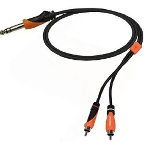 Cable Plug Stereo A 2 Rca 1,8 Metros Bespeco Slysrm180 0