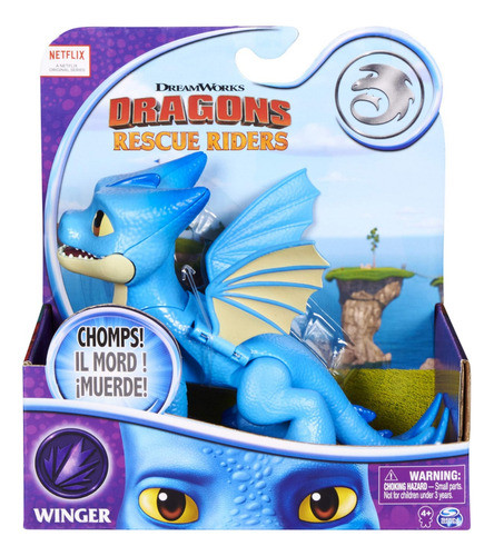 Dragon Winger Figura Muerde  Dragons Rescue Bunny Toys 0