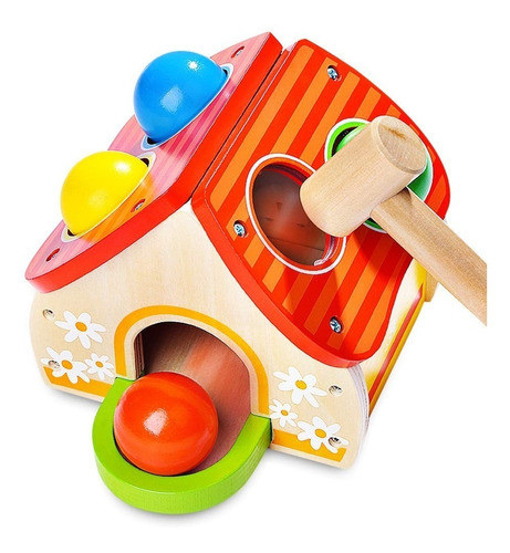 Didactico Casita De Descarga Con Pelotas Ver Video  -  10964 0