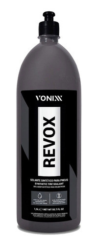 Selante Sintético Para Pneu Pretinho Vonixx Revox 1.5l 0