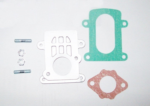 Base Adaptadora Fiat Uno Tlde Weber 2 Bocas A Weber 1 Boca 1