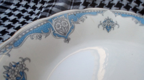 Bandeja Oval Creampetal Grindley England 40,5 X 34 X 4,4 Alt 1