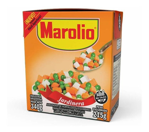 Pack X 24 Unid Jardinera  Trecart 340 Gr Marolio Legumbres 0