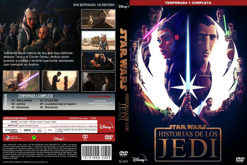 Star Wars: Historias De Los Jedi  (2022) Temporada 1 (1 Dvd) 1